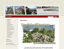 Tablet Screenshot of koesseinehaus.de